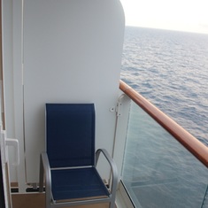 very small balcony