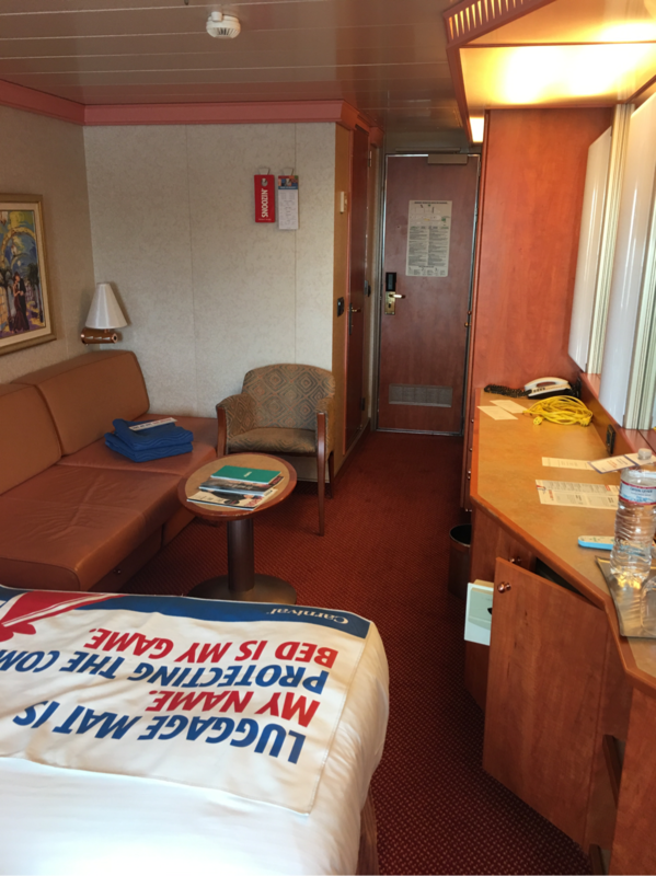 Oceanview Stateroom, Cabin Category 6C, Carnival Splendor