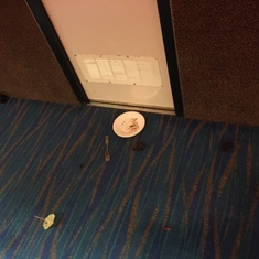 Dirty hallway- every morning