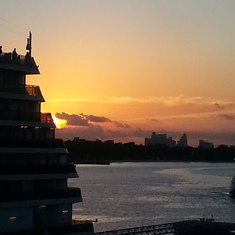 Sunset in Nassua Bahamas