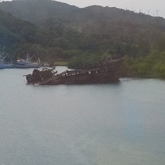 Sunken ship