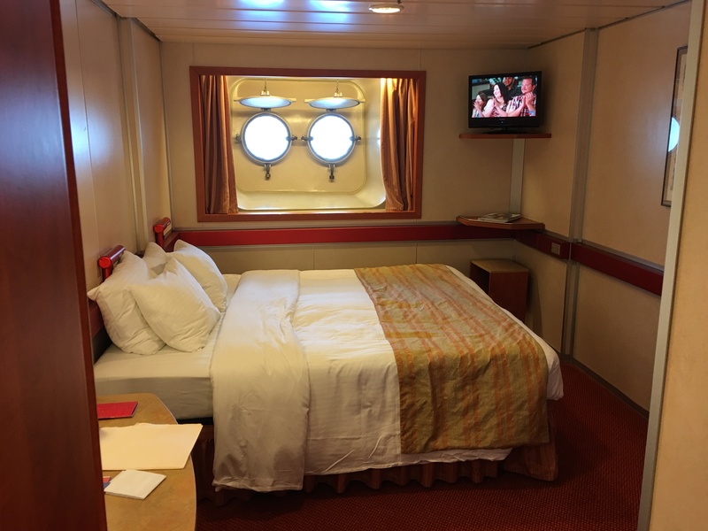 Inside Cabin M7 on Carnival Ecstasy, Category PC