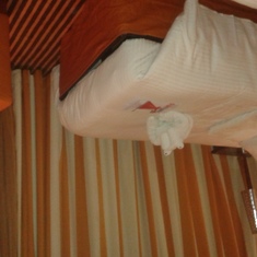 My bed.