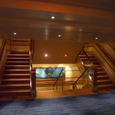 The elevator and steps