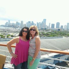 On board ship in Miami