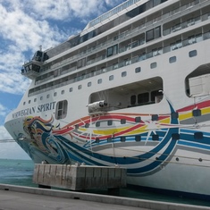 When we docked in Key West.