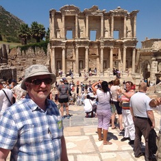 myself at Ephesus, probably a highlight.