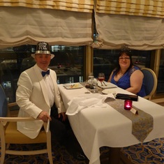 New Year's Eve meal in speciality restaurant