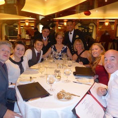 Some of our family at dinner time