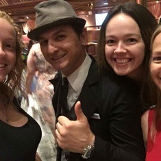 our fav choreographer on board