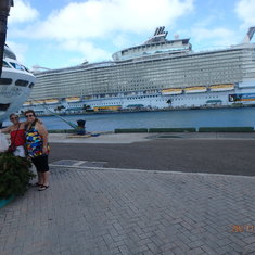 In Nassau - view of the ship