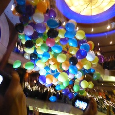 New Year's Eve balloons
