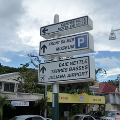Sign in French, St. Martin