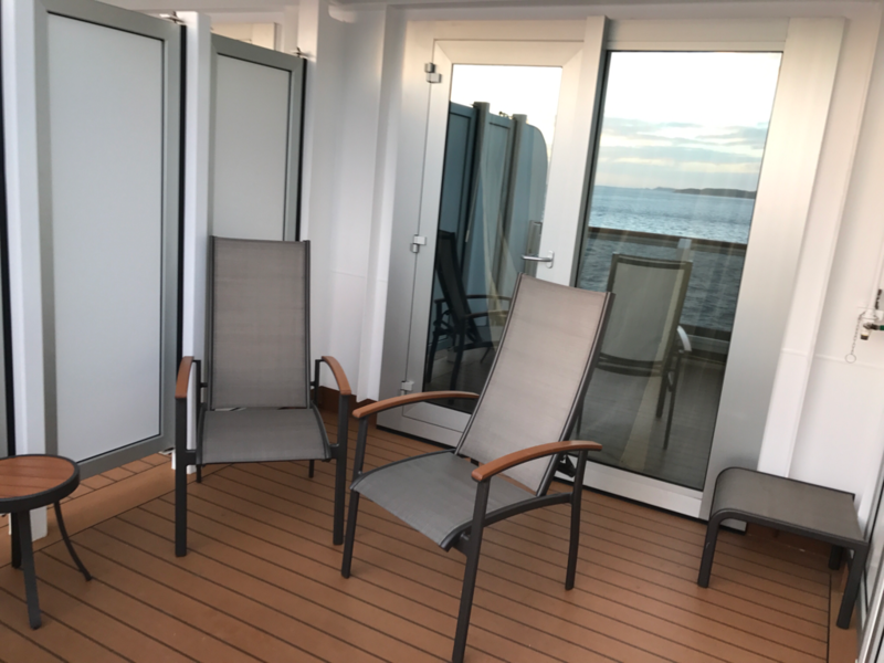 Verandah Stateroom, Cabin Category YQ, Koningsdam