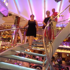 Inside Oasis of the Seas - Staircase