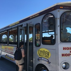 Trolley in Key West