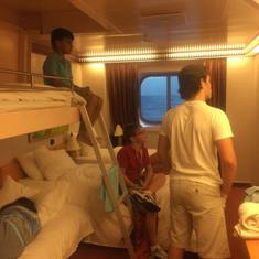 Room 1289 with beds down