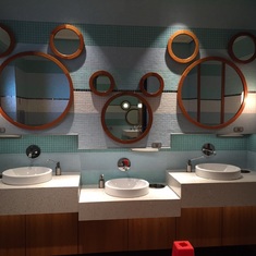one of the bathrooms