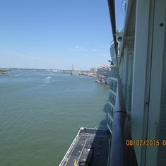 Galveston view from Junior Suite 1654
