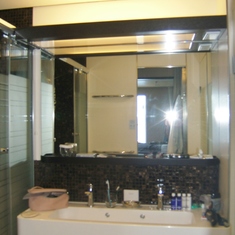 common sink in bathroom