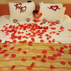 Bedroom I did on Valentines day