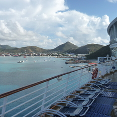 pulling in to St. Martin