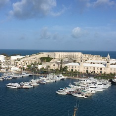 View of Dockyard from balcony