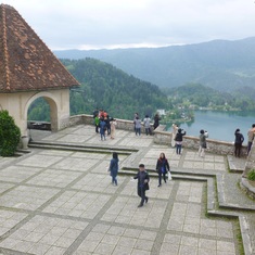 View from Bled Castle