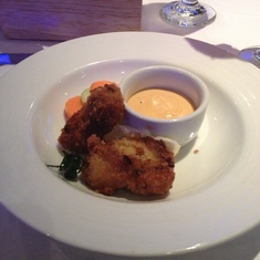 Fried oysters