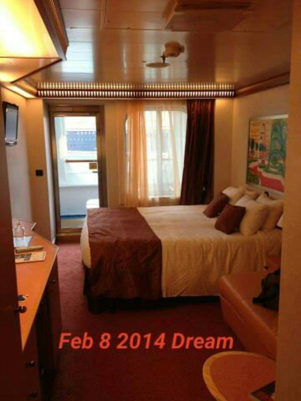 Balcony Cabin 2435 on Carnival Dream, Category 7C