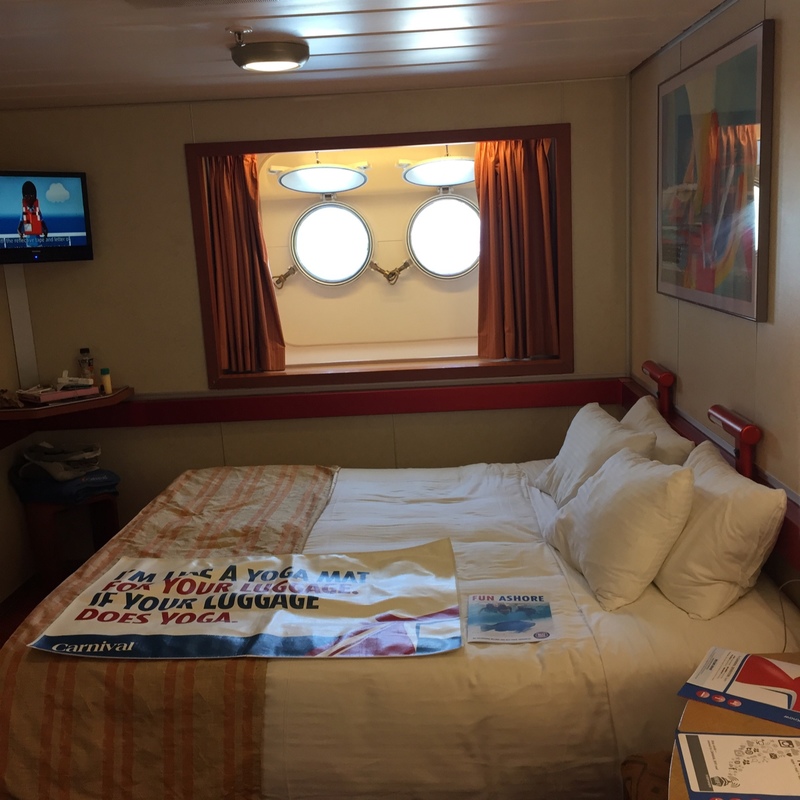 Inside Cabin U18 on Carnival Sensation, Category PC