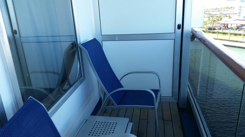 Balcony Cabin 8275 on Carnival Liberty, Category 8D