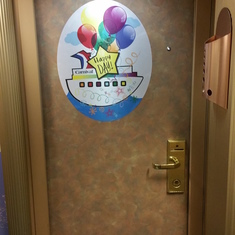 Happy Birthday Door Sign