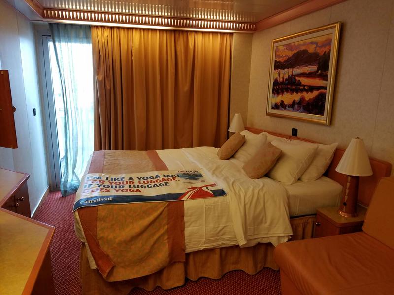 Balcony Cabin 6489 on Carnival Freedom, Category 8M