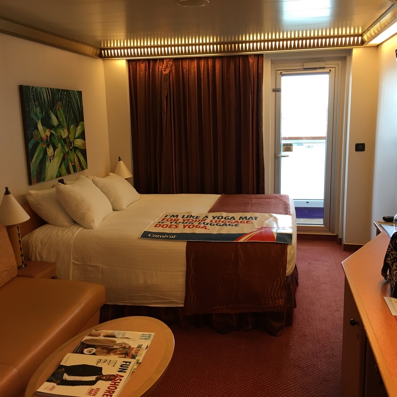 Balcony Cabin 9318 on Carnival Magic, Category 8E