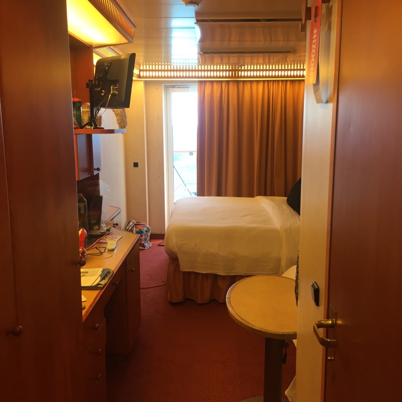 Aft-View Extended Balcony Stateroom, Cabin Category 8N, Carnival Miracle