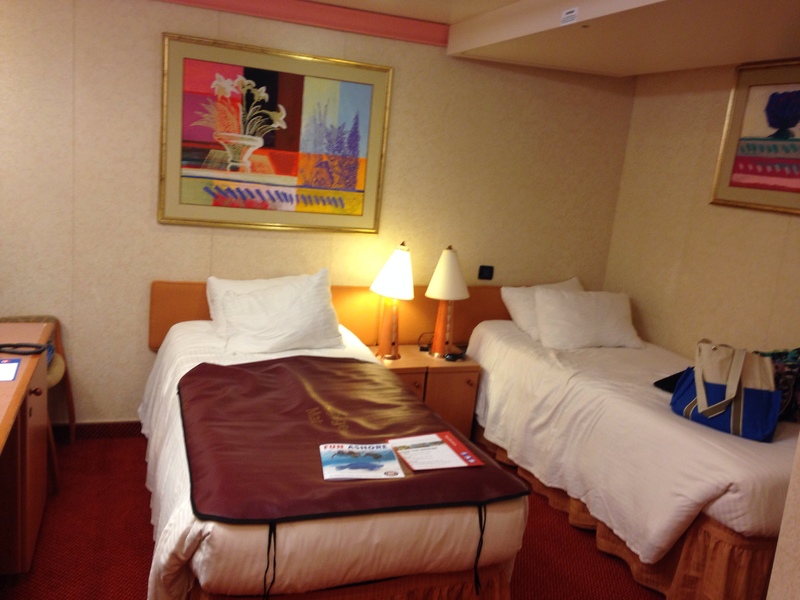 Inside Cabin 6393 on Carnival Glory, Category 1A