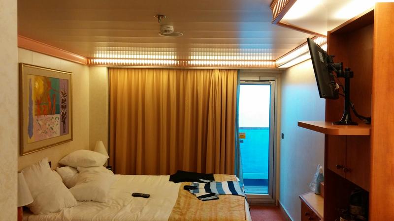 Balcony Cabin 8289 on Carnival Glory, Category 8D