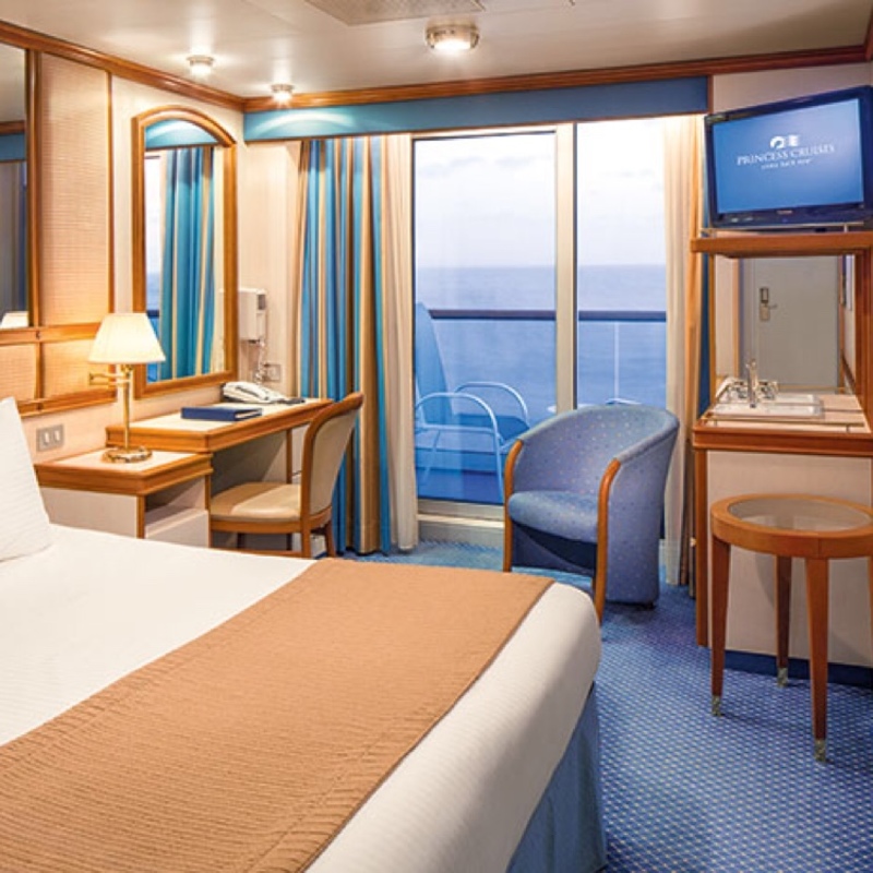 Balcony Cabin A231 on Diamond Princess, Category T4