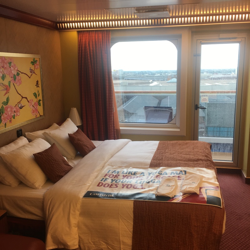 Balcony Cabin 12203 on Carnival Dream, Category 89