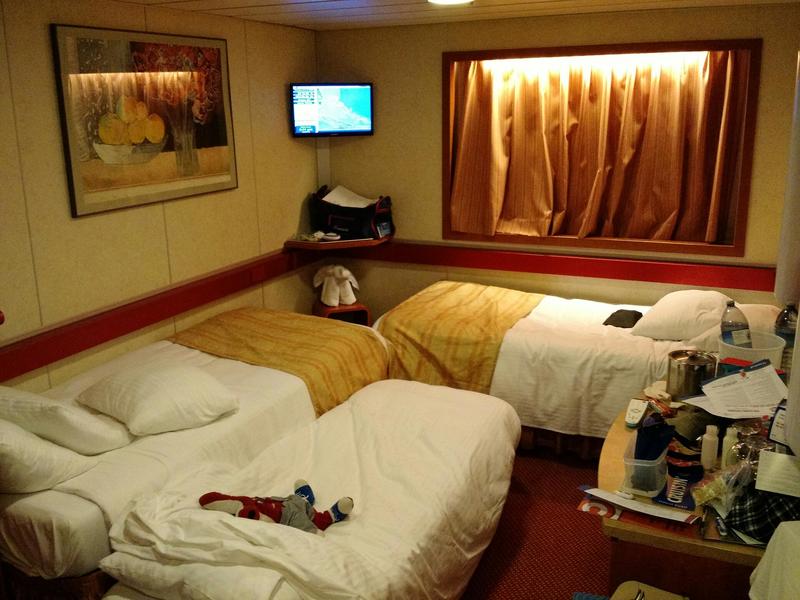 Inside Cabin U106 on Carnival Sensation, Category 4D