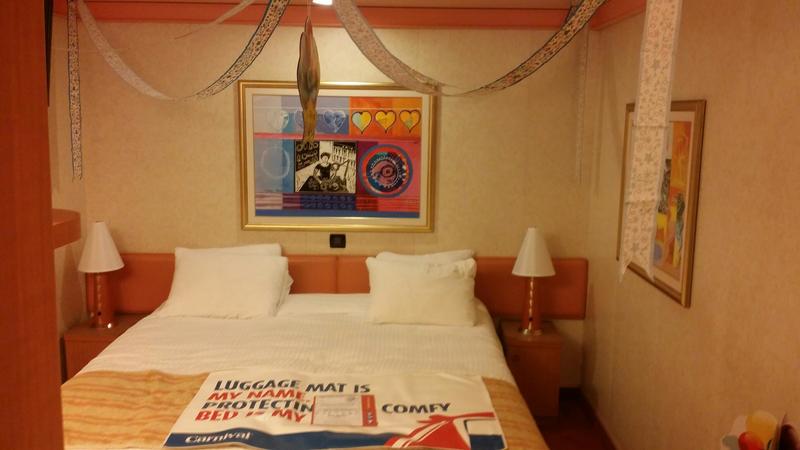 Inside Cabin 1287 On Carnival Liberty, Category 4B