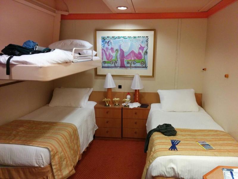 Inside Cabin 6237 on Carnival Legend, Category 4D