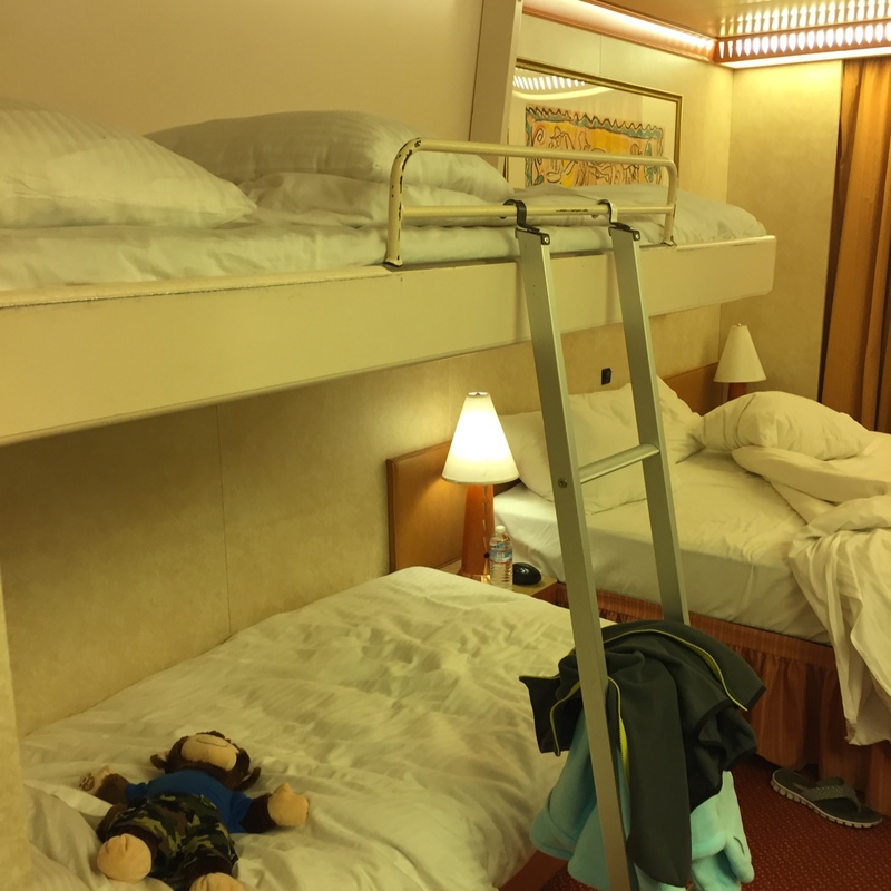 Inside Cabin 4124 on Carnival Legend, Category 4K