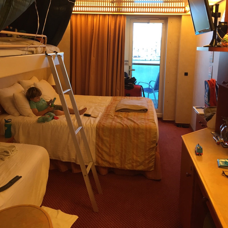 Balcony Cabin 7291 on Carnival Pride, Category 8K